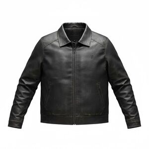 Black faux  Leather Jacket
